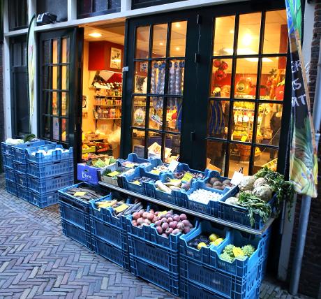 Photo Koos Bertels Groenten- en fruit en Delft, Shopping, Gourmandises & spécialités